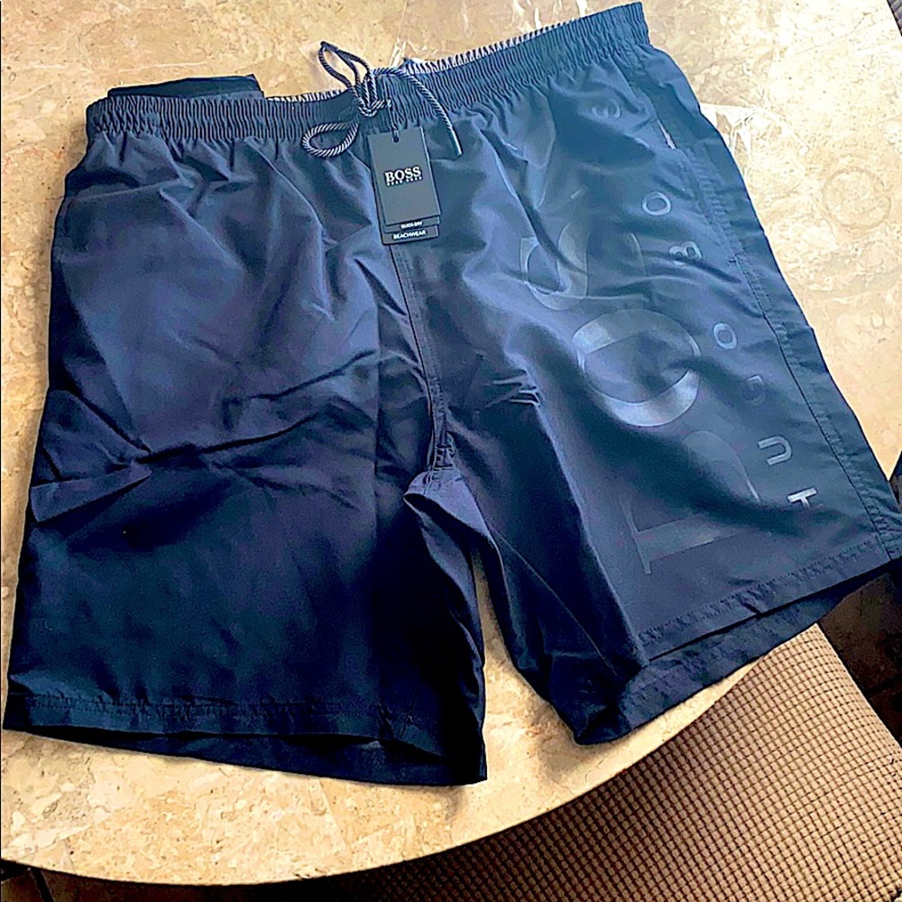 Hugo BOSS black swim trunks